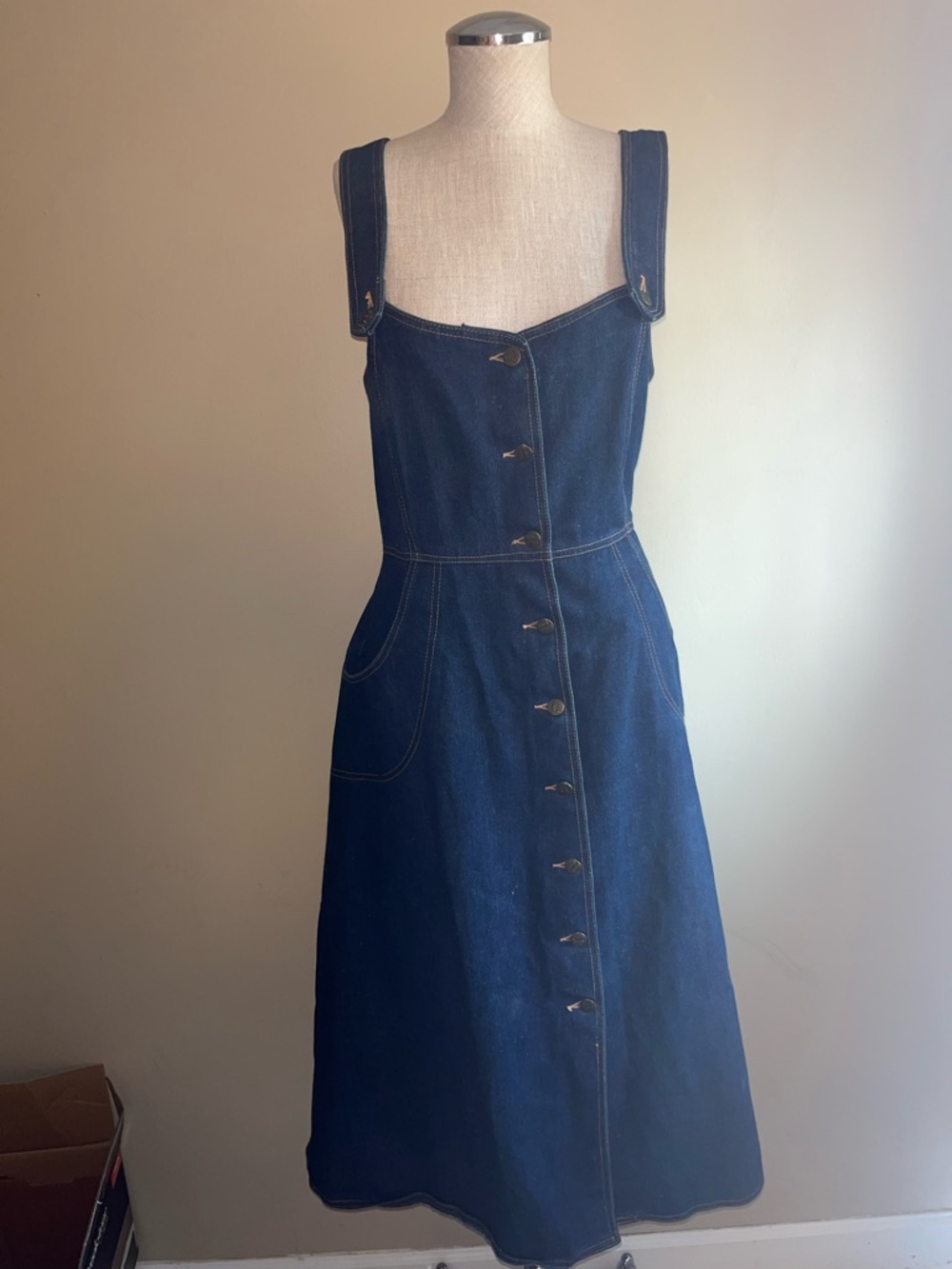 Vintage/Rare Kumar Bros. Of. Manchester Denim dress 13/14